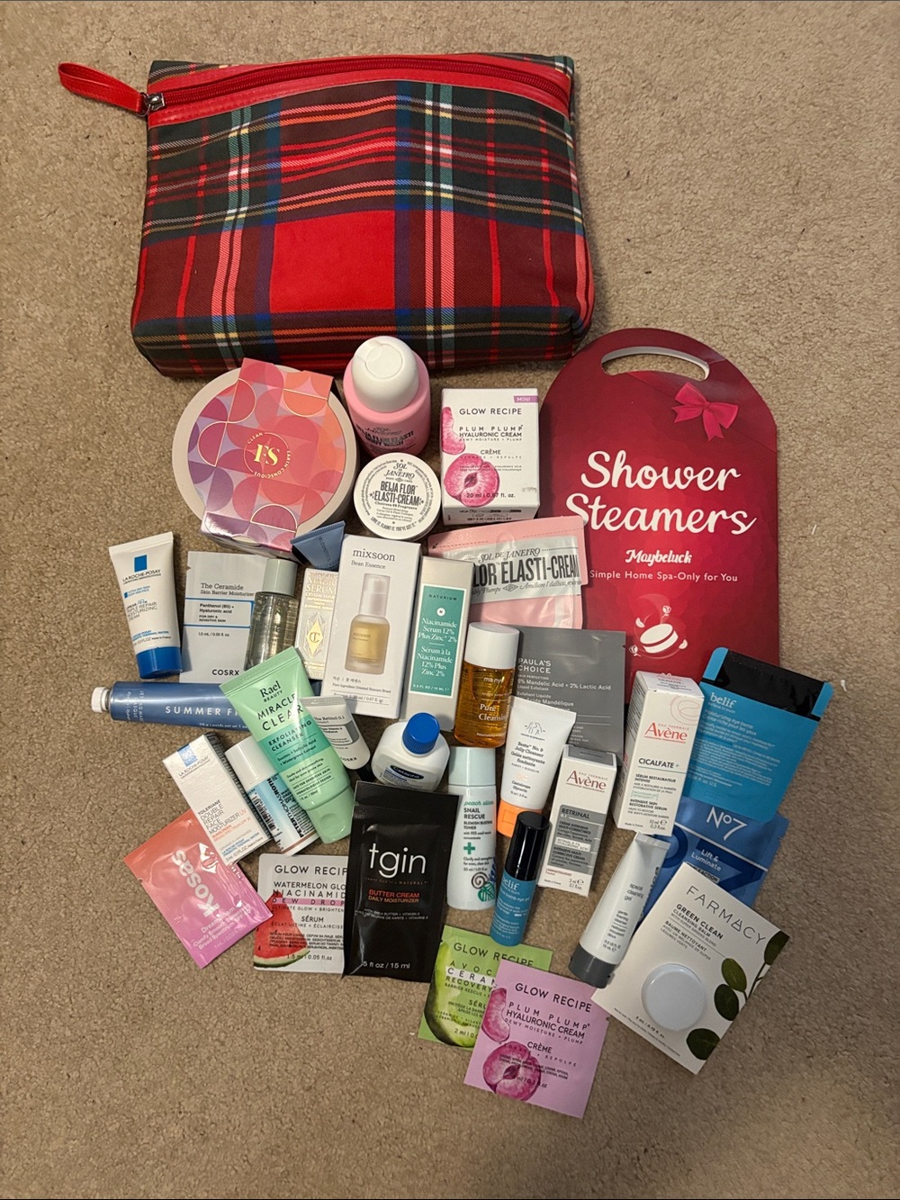 Skincare and Body Care Bundle! Plus travel bag